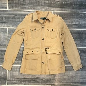 Lauren Ralph Lauren Khaki Safari Jacket size S